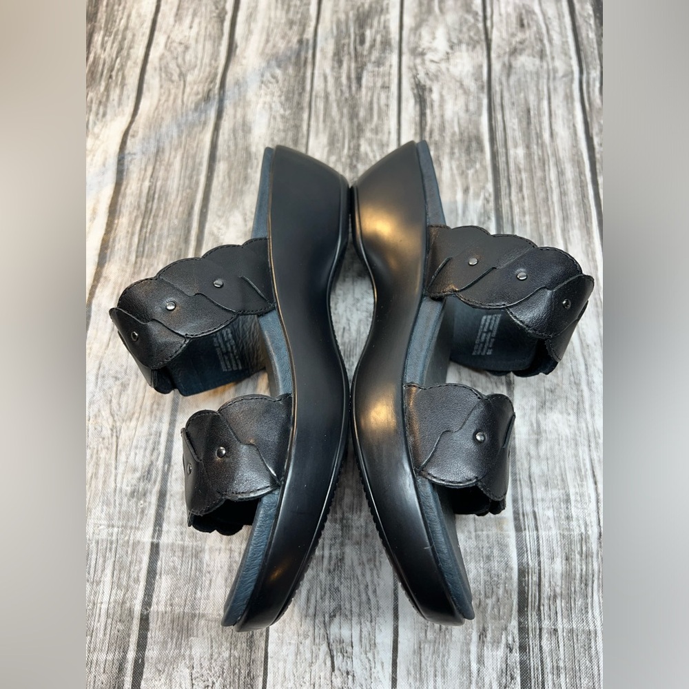 Dansko Black Dee Dress Sandals Women’s 38 - Picture 3 of 5